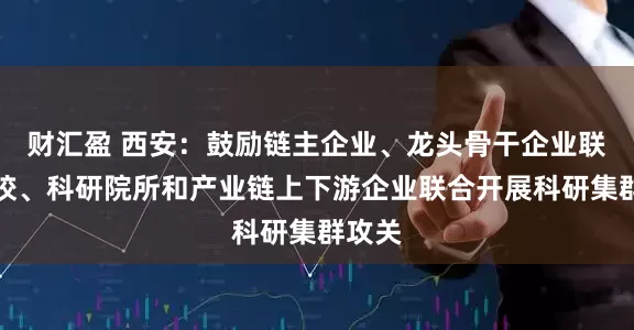 财汇盈 西安：鼓励链主企业、龙头骨干企业联合高校、科研院所和产业链上下游企业联合开展科研集群攻关
